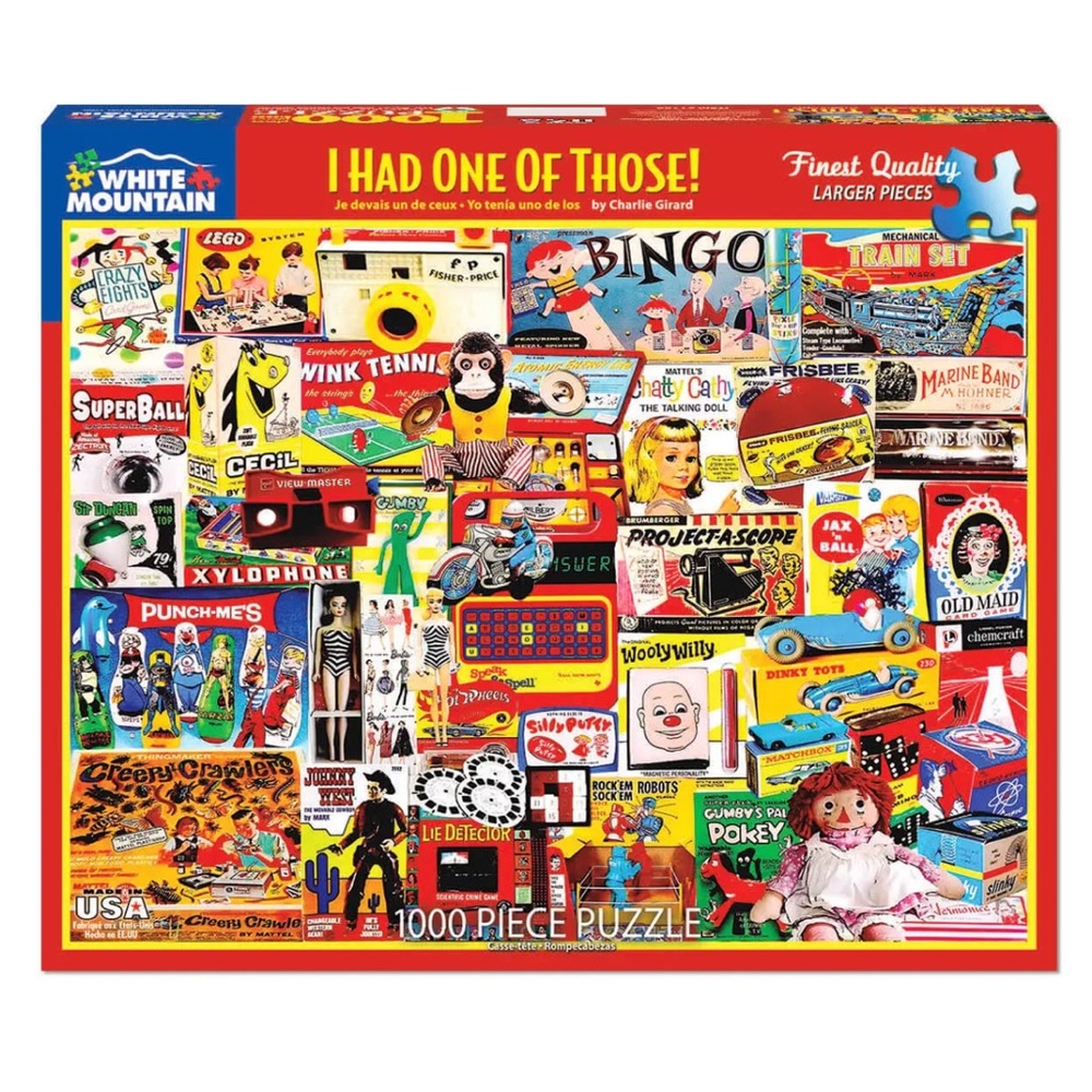 1000 Piece Nostalgia Puzzle Made in The USA